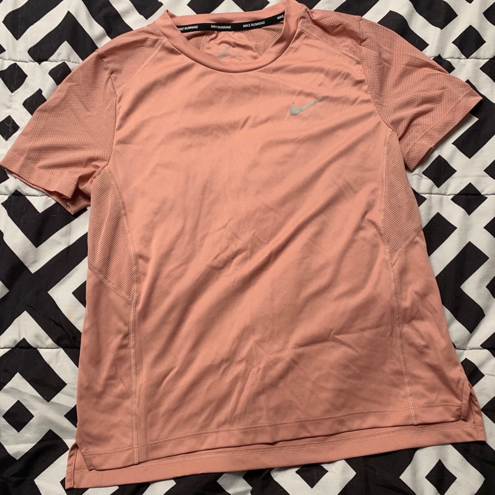 Pink nike running top